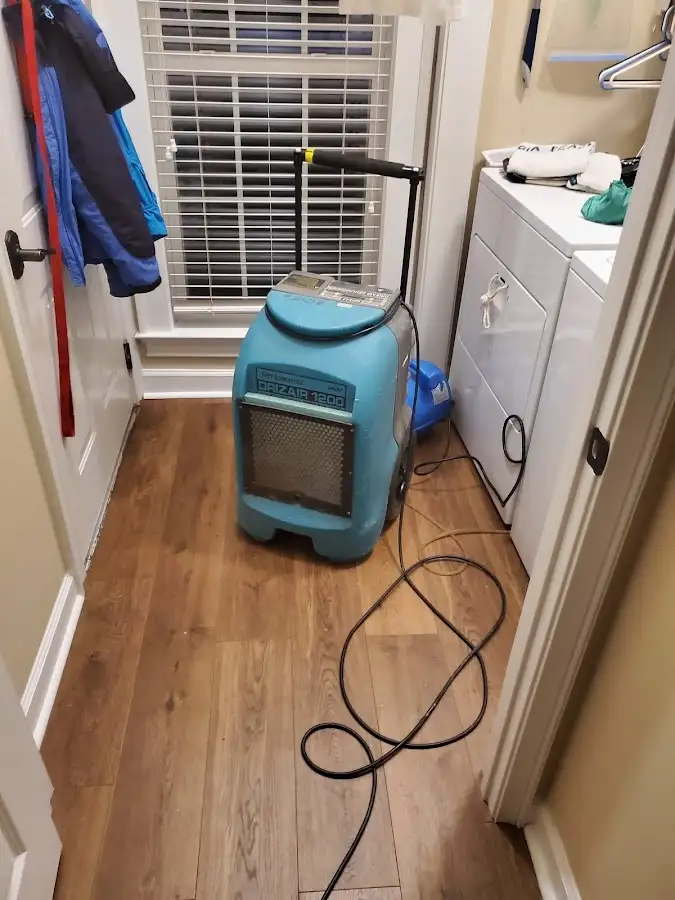 Commercial dehumidifier deployed for Flood Damage Cleanup in Milpitas