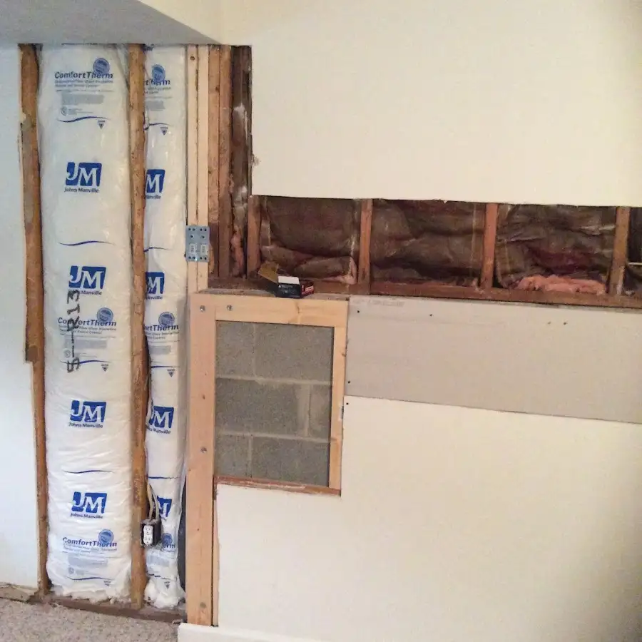 Wall insulation replacement during Odor Removal & Deodorization in Milpitas